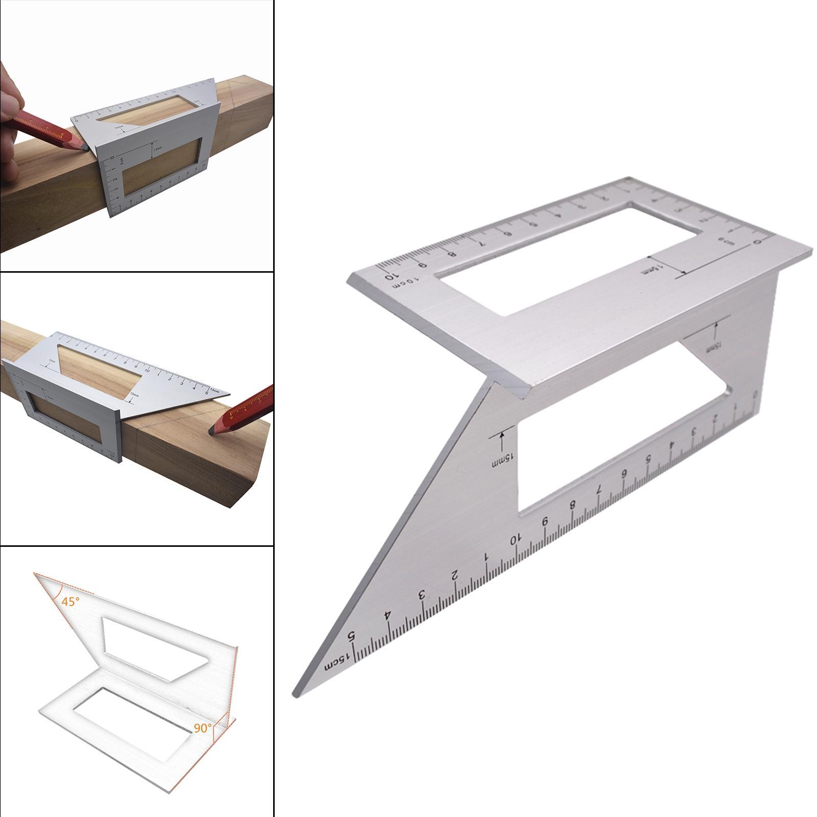 Multifunctional Angle Ruler Woodworking Scriber for Construction Woodworking Carpenter
