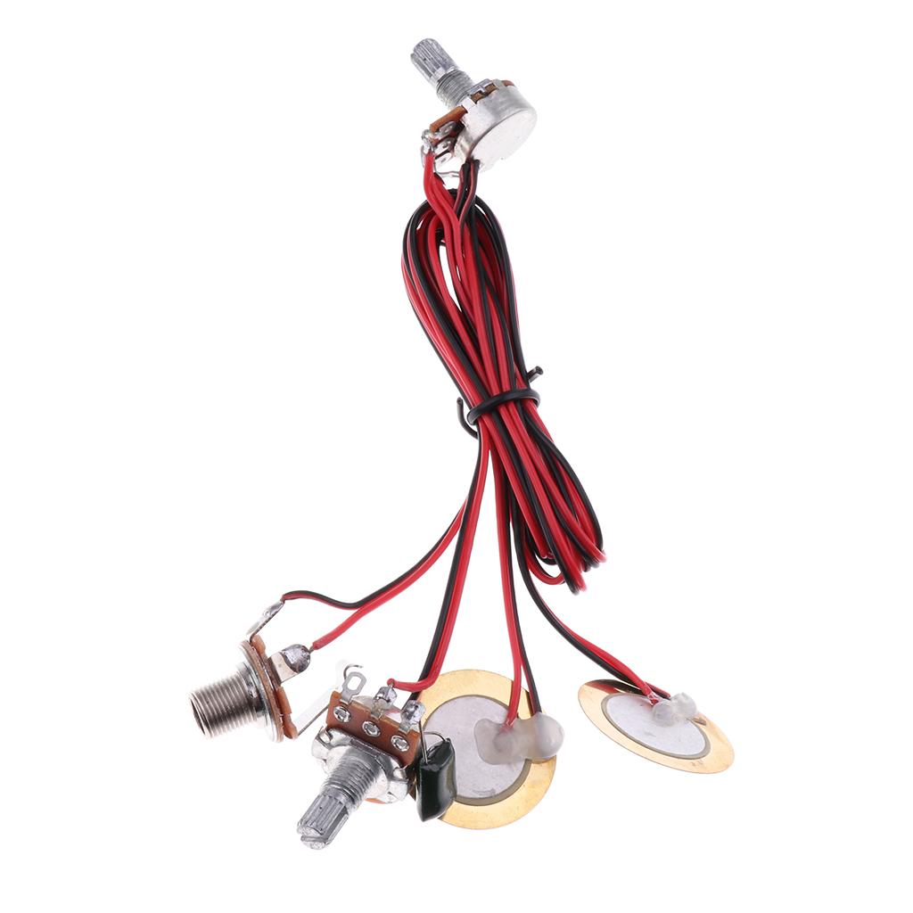Piezo Acoustic Đầu Dò Cho Đàn Guitar Violin Ukulele