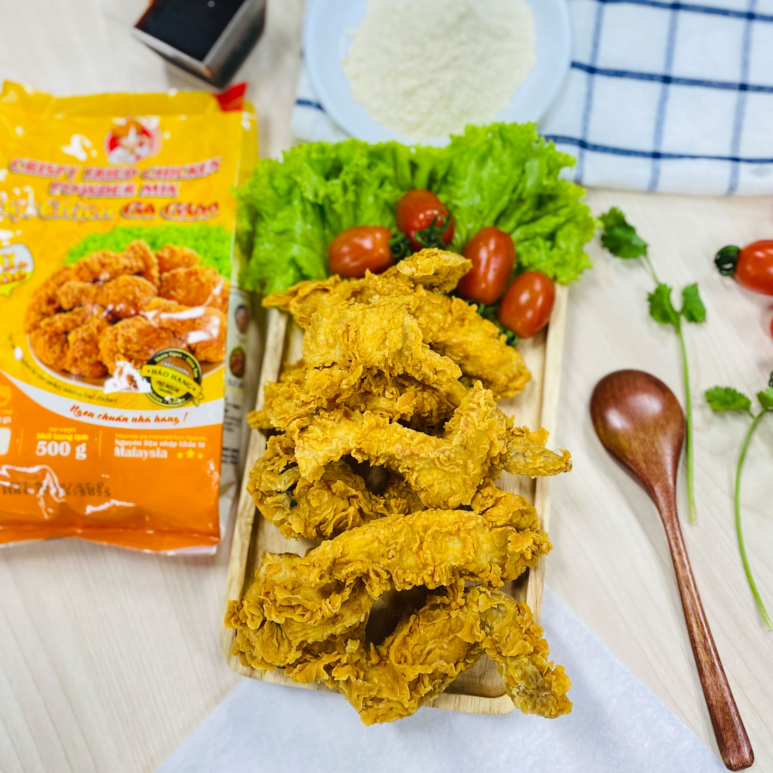 Bột chiên gà giòn KFC All in One | Túi 500G - Nguyên liệu thượng hạng nhập khẩu từ Malaysia