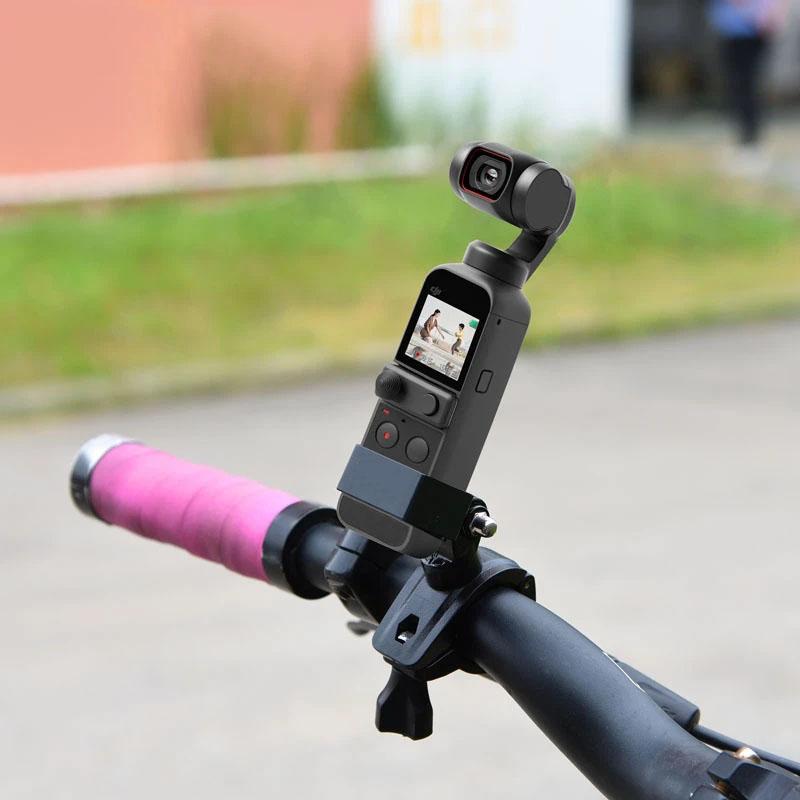 Cho DJI Pocket 2 Camera Xe Đạp Giá Đỡ Xe Đạp Xe Máy Giá Đỡ Tay Cầm Đứng Bộ Cho DJI Osmo Pocket 1 2 Camera Phần