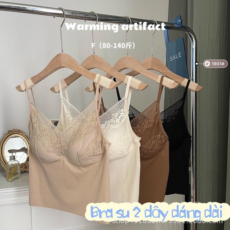 Bra su ren 2 dây dáng dài có đệm ngực may liền cho nữ