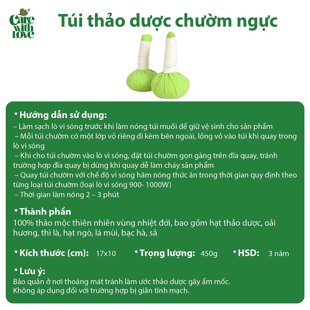 Túi Chườm Thảo Dược Massage Toàn Thân Giúp Thư Giãn, Giảm Đau Nhức - Care With Love