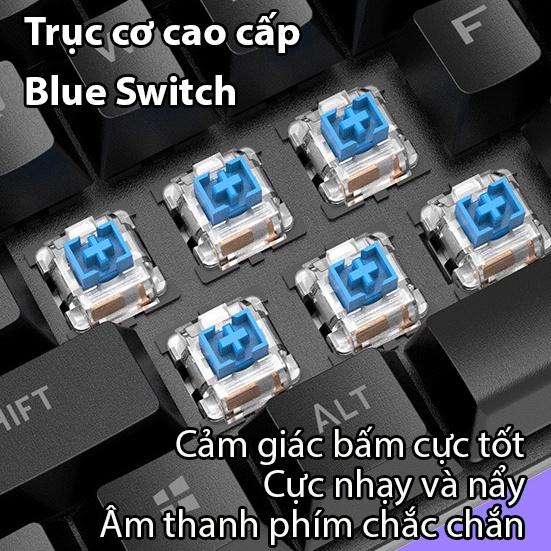 Bàn phím cơ Coputa Bàn phím máy tính laptop chơi game TKL gaming Full LED K80