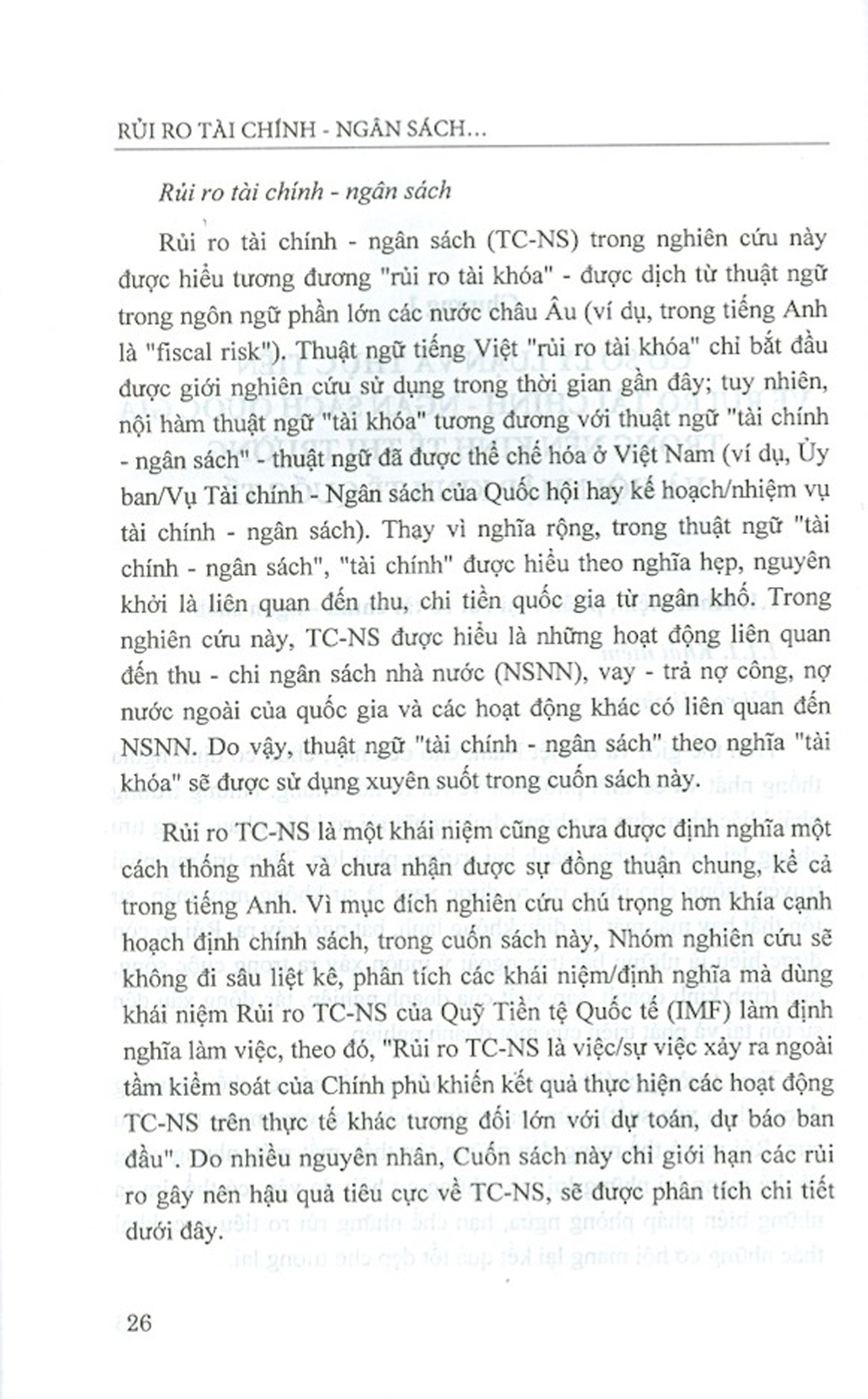 Rủi Ro Tài Chính - Ngân Sách: Lý Luận, Thực Tiễn Và Giải Pháp Chính Sách Cho Việt Nam