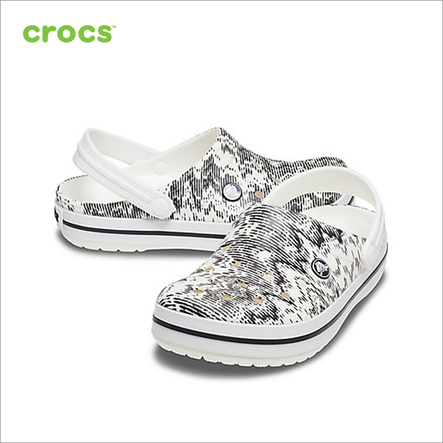 Giày Lười Unisex Crocs Crocband Cardio Wave 206474 - 206474-103 - M11