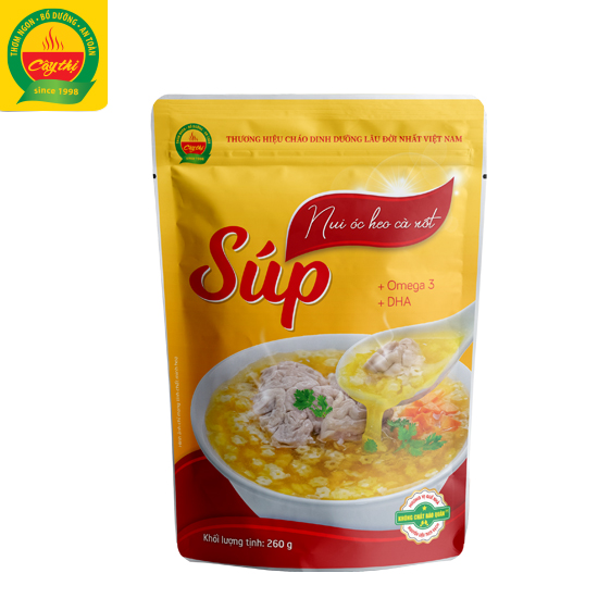 Súp Dinh Dưỡng Cây Thị - Nui Óc Heo Cà Rốt