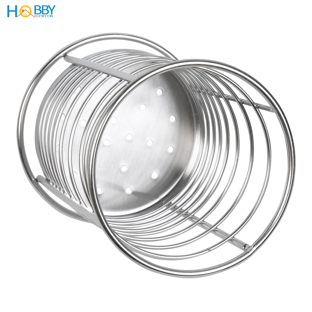 Ống đựng đũa muỗng thìa để bàn inox 304 Hobby home decor OD4