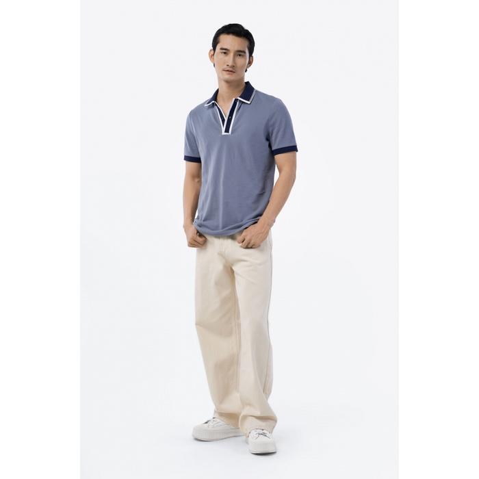 ÁO POLO NAM TAY NGẮN PHỐI MÀU CỔ FORM FITTED - 10F22POL023R1 | LASTORE MENSWEAR