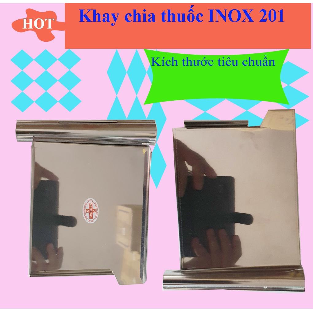 Khay Chia Đếm Liều Thuốc Inox 201