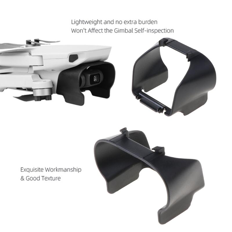 OOTDTY Lens Hood cho Mavic Mini 2 Phụ Kiện Camera Lens Hood Tấm Che Nắng Chống chói Ống Kính Gimbal Vỏ Bảo Vệ