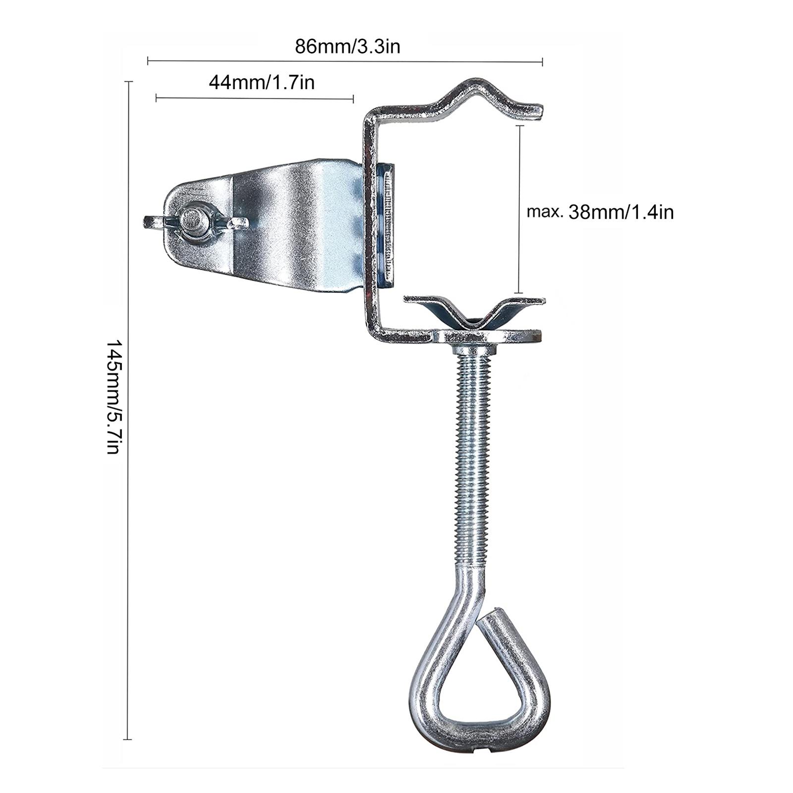Umbrella Clamp Umbrella Stand Bench  Patio Umbrella Holder, Premium Umbrella Mount Clamp Umbrella Stand Fixed Clip for Beach Courtyard Balcony