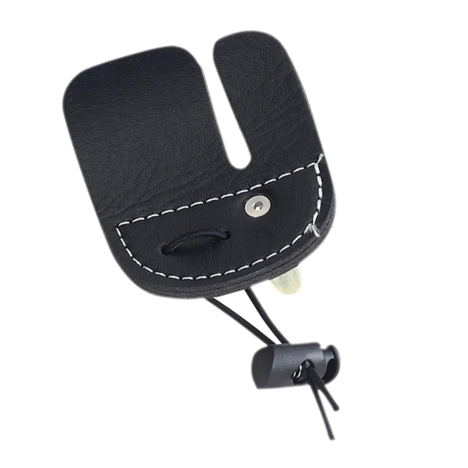 Finger Tab, Leather Finger Guard Protective Gear, Right Left Handed Bowstring Saver
