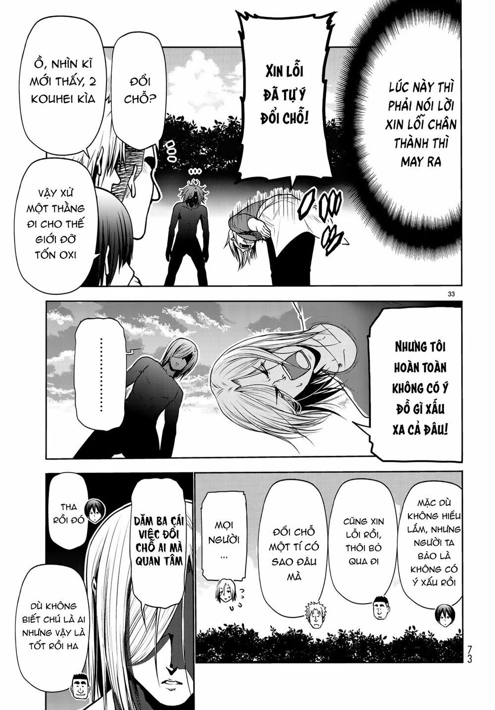 cô gái thích lặn - grand blue chapter 60 33