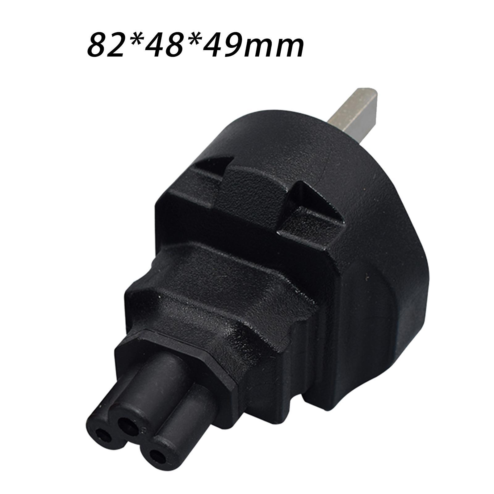 UK to IEC320 C5  Conversion Plug Insulation Replacement UK Plug Male to IEC320 C5 Female  Power Adapter UK Plug Converter for PC Printer
