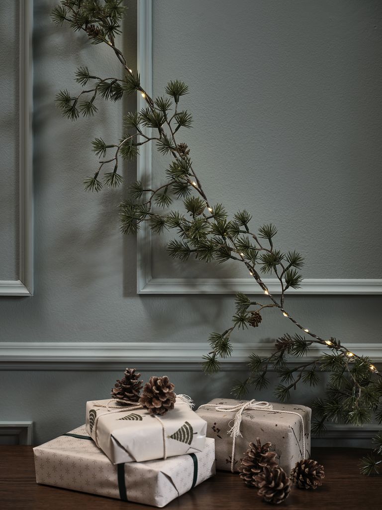 Cây thông Noel | JYSK Muninn | xi măng/sắt | xanh lá/nâu | DK13xC48cm