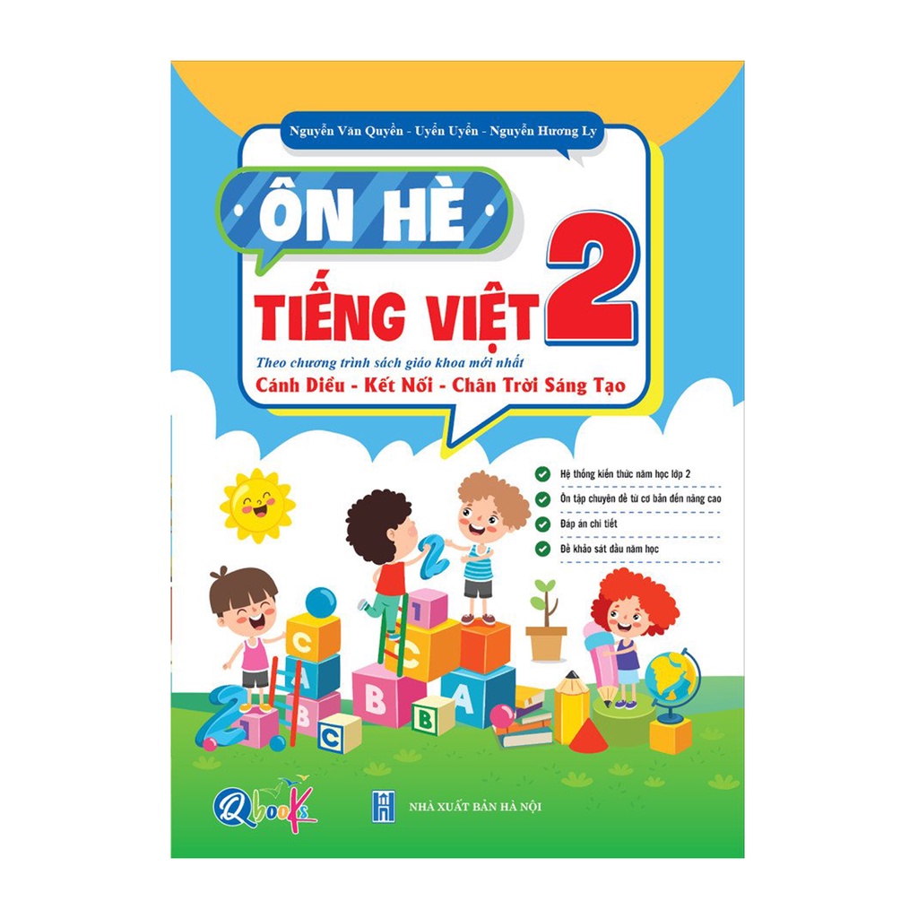 Sách Combo Ôn Hè Toán Và Tiếng Việt 2 - Dành Cho Học Sinh Lớp 2 Lên Lớp 3 (Chương Trình Mới) - BẢN QUYỀN