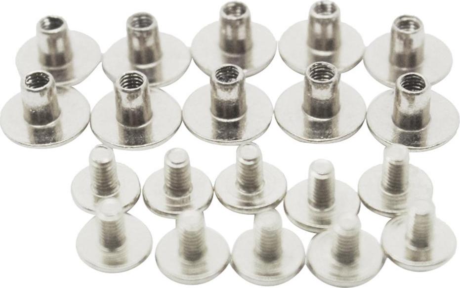 10 Chiếc Thủ Công DIY Phụ Kiện Bạc Chicago Móng Tay Đinh Tán Đinh Nhọn Ví Trang Trí Mới