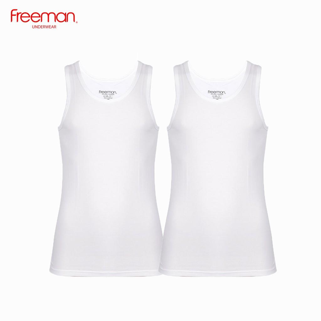 Áo thun nam ba lỗ cotton cao cấp thoải mái FREEMAN ASF202 [Combo 2]