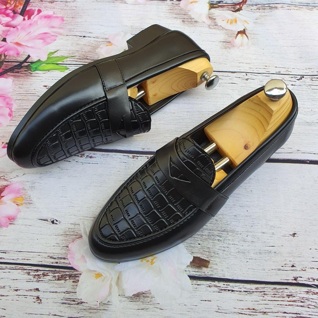 GIÀY TÂY NAM LỊCH LÃM DA DẬP VÂN