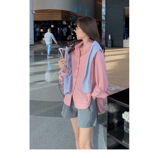 ÁO SƠ MI NỮ FREE SIZE CÁCH ĐIỆU