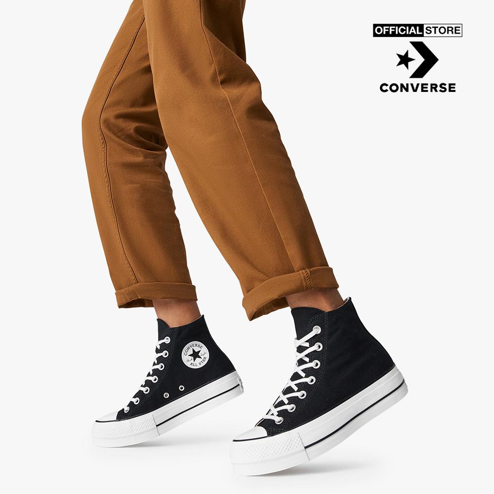 CONVERSE - Giày sneakers nữ cổ cao Chuck Taylor All Star Lift 560845C