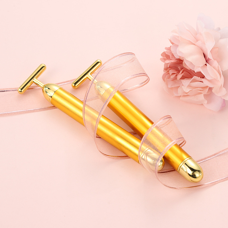 MÁY MASSAGE MẶT BEAUTY BAR 24K - bút massage chữ T B08