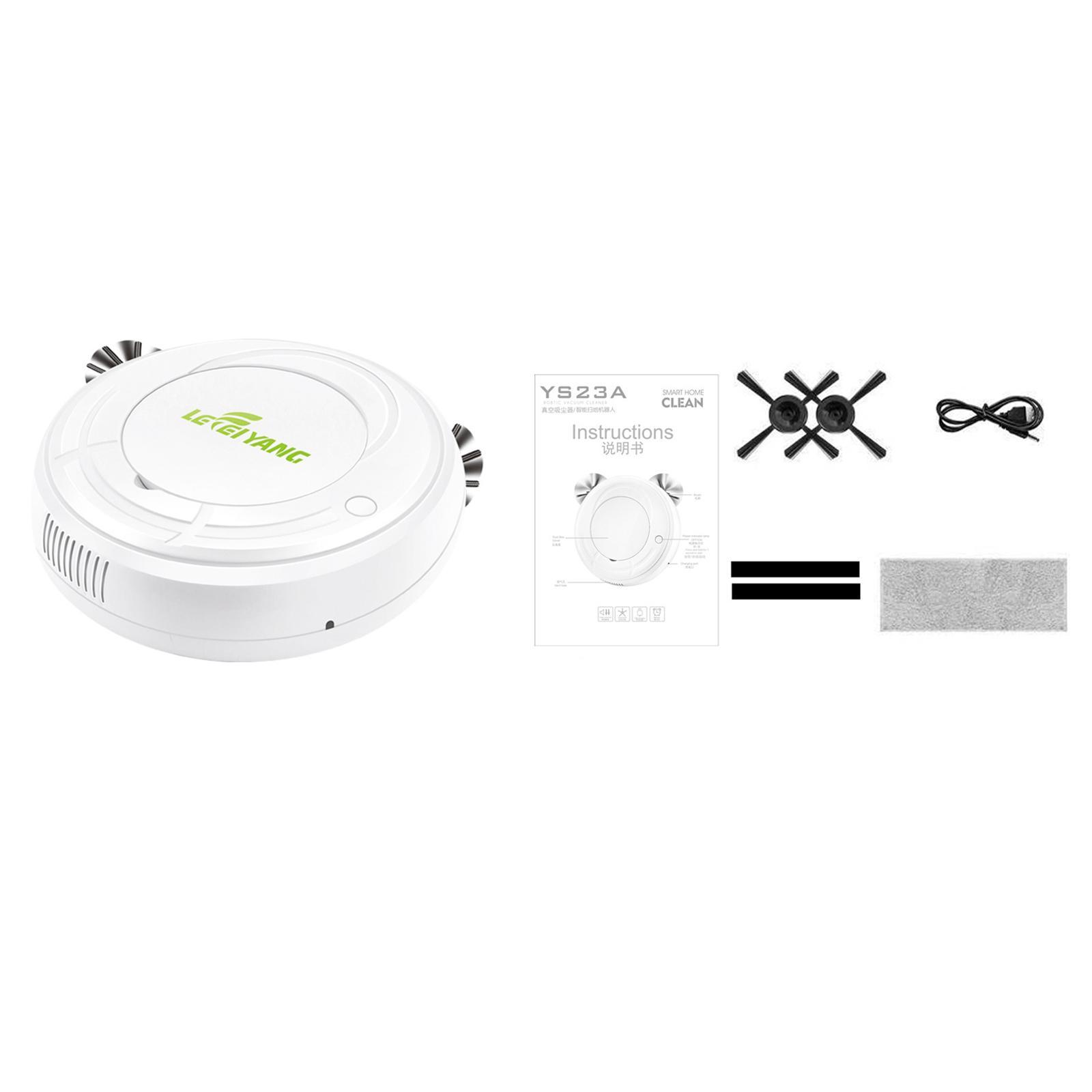 Robot Vacuum, Upgraded Auto Robotic Vacuum, 90Min Runtime, Sweeping Suction Mopping, Robot Vacuum for Pet Hair,Hard Floor, Carpet, 2.56'' Thin,