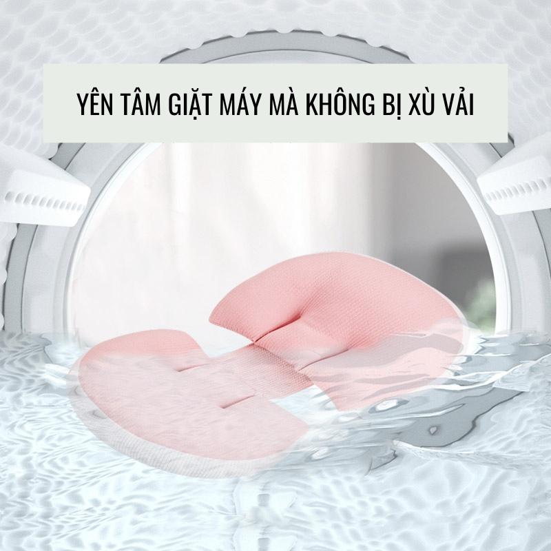 Gối bà bầu cánh tiên imom giảm đau lưng, nhức mỏi, cải thiện giấc ngủ, nâng đỡ và bảo vệ bụng bầu - GB1