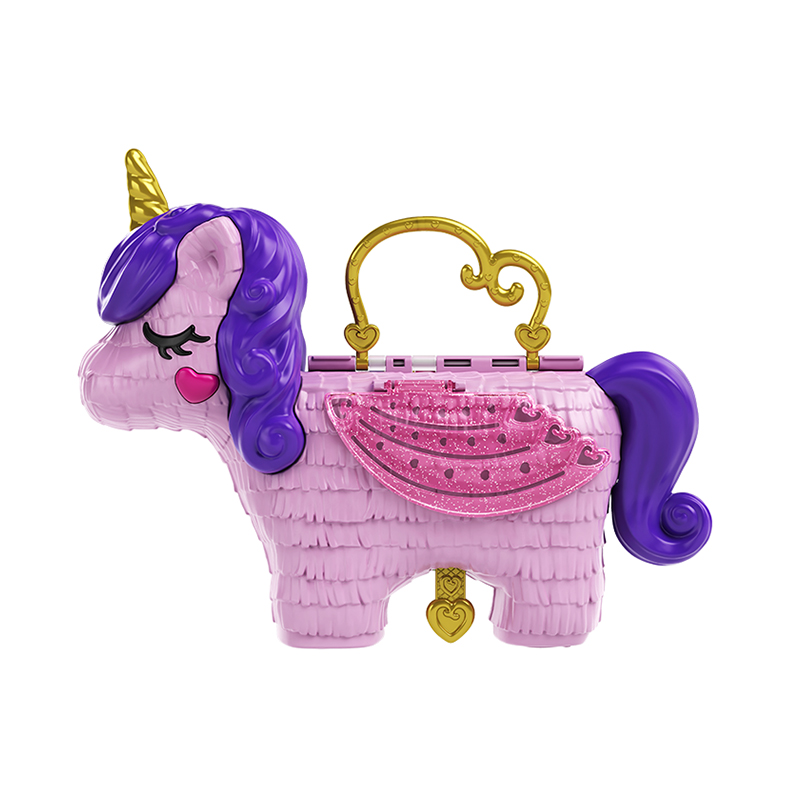 Đồ Chơi Búp Bê POLLY POCKET Polly Pocket Và Bữa Tiệc Bất Ngờ Cùng Rainbow Unicorn GKL24