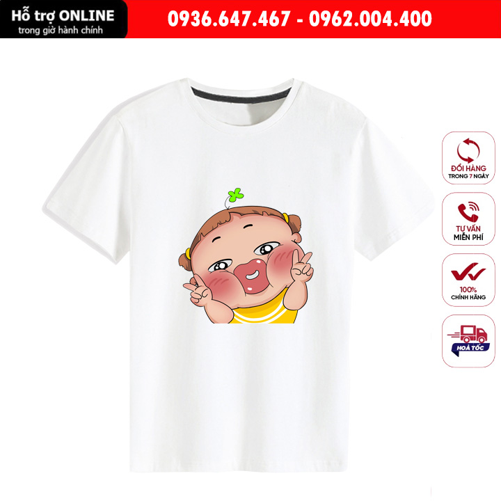 Áo Thun Unisex Nam Nữ Form Đẹp In Hình Quỳnh Aka - Chất Vải Cotton Đẹp Mịn Mát
