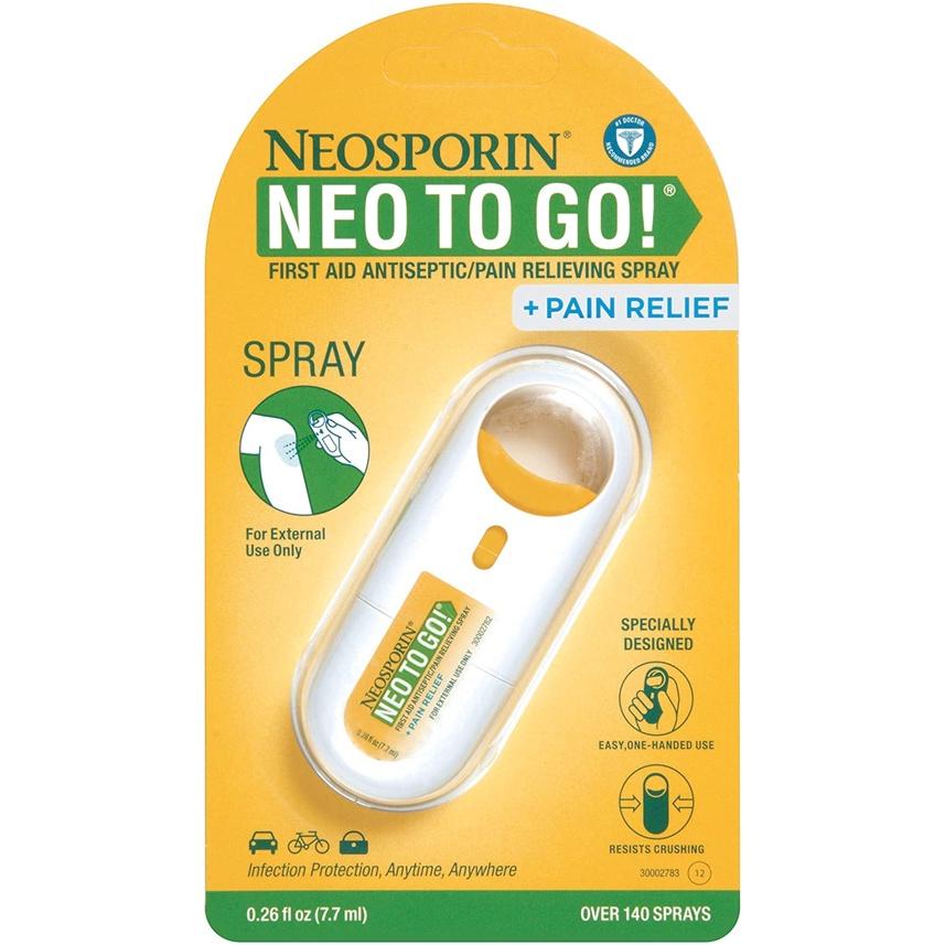 Xịt sơ cứu, giảm đau nhanh Neosporin NEO TO GO!