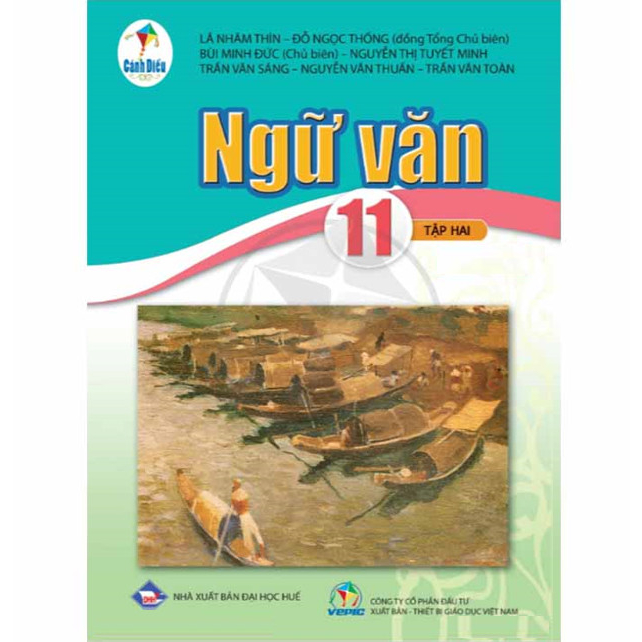 Sách - SGK Ngữ Văn 11 tập 2 Cánh Diều và 2 tập giấy kiểm tra kẻ ngang vỏ xanh