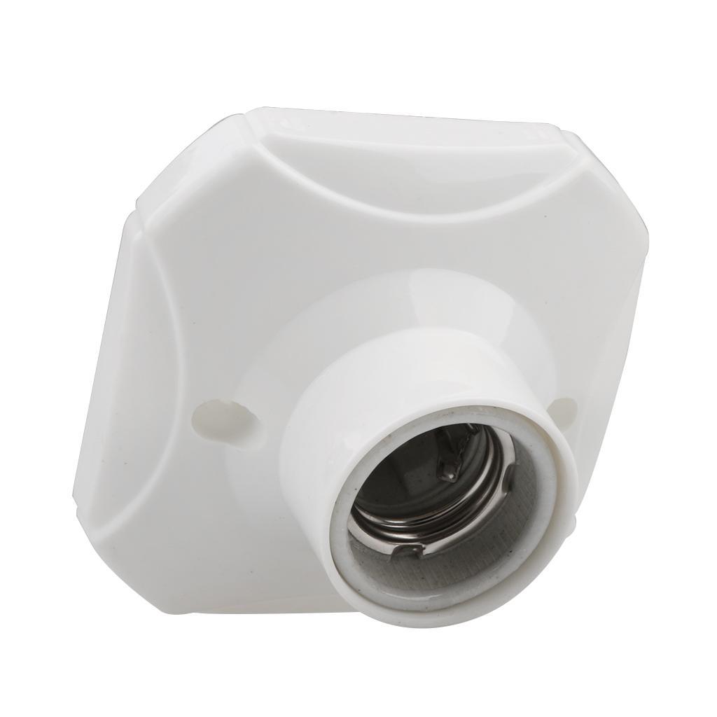 2Pcs E27 Socket Lamp Holder Screw Lamp Light Bulb Ceramic Light Holder