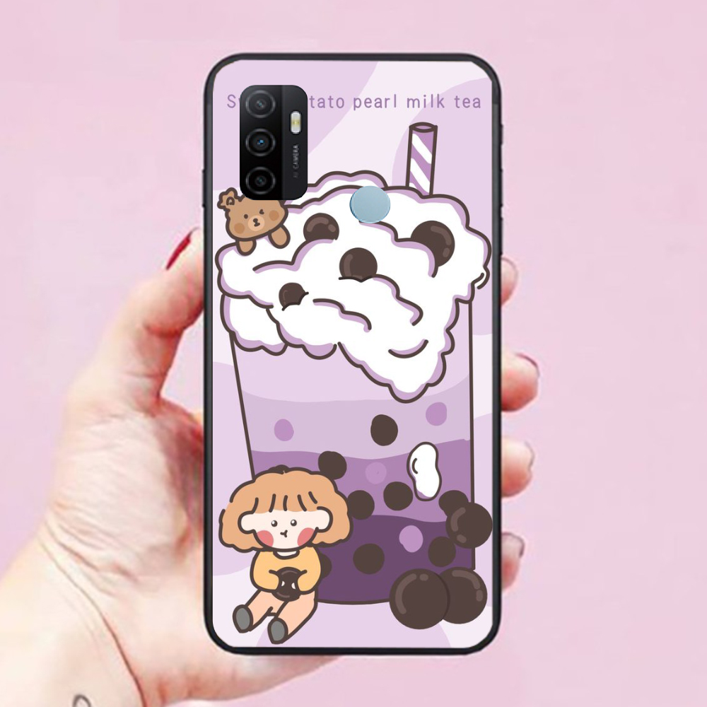 Ốp lưng điện thoại dành cho Oppo A53 Hình RoRo Jump Cute