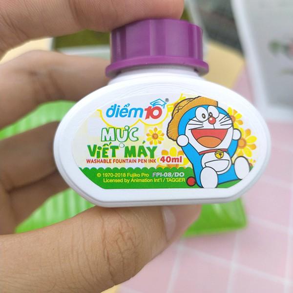 Mực viết máy màu tím Doraemon