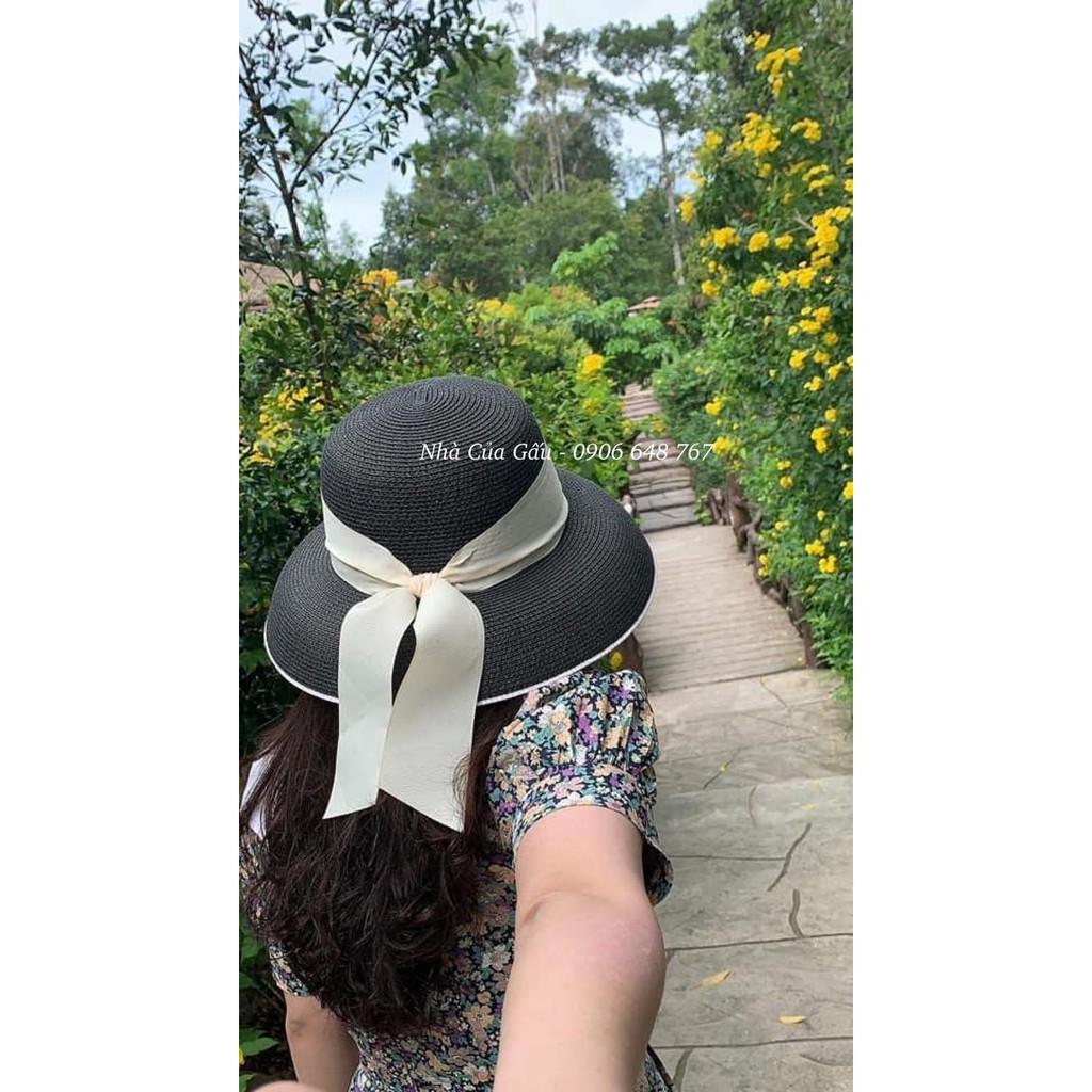 Mũ cói chuông form nhỏ chất mềm, đội xinh dã man luôn nhaaaa