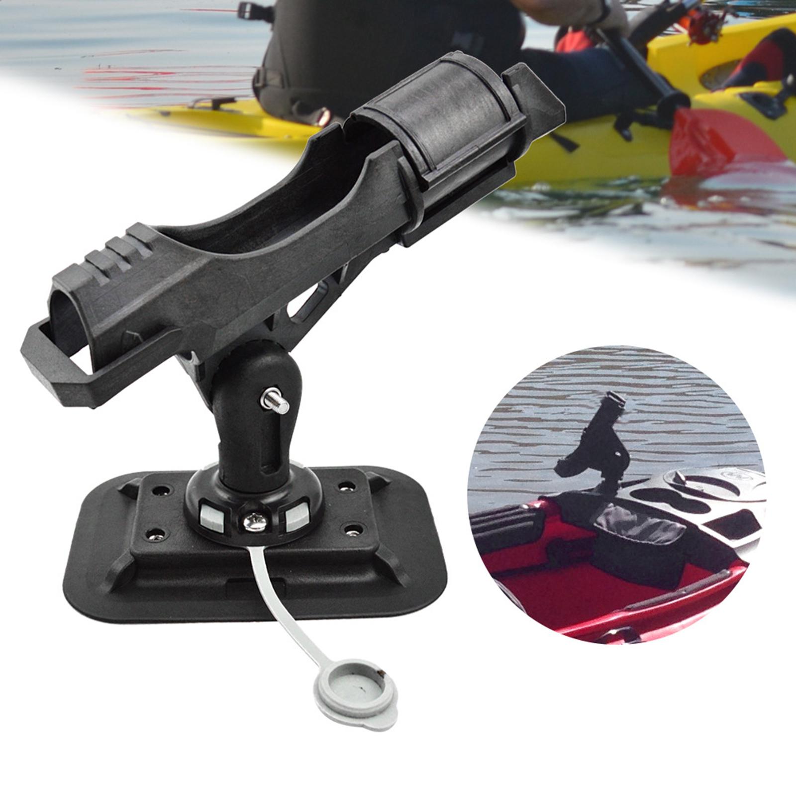 Adjustable Fishing Rod Pole Mount Stand Bracket Holder For Kayak Canoe Boat