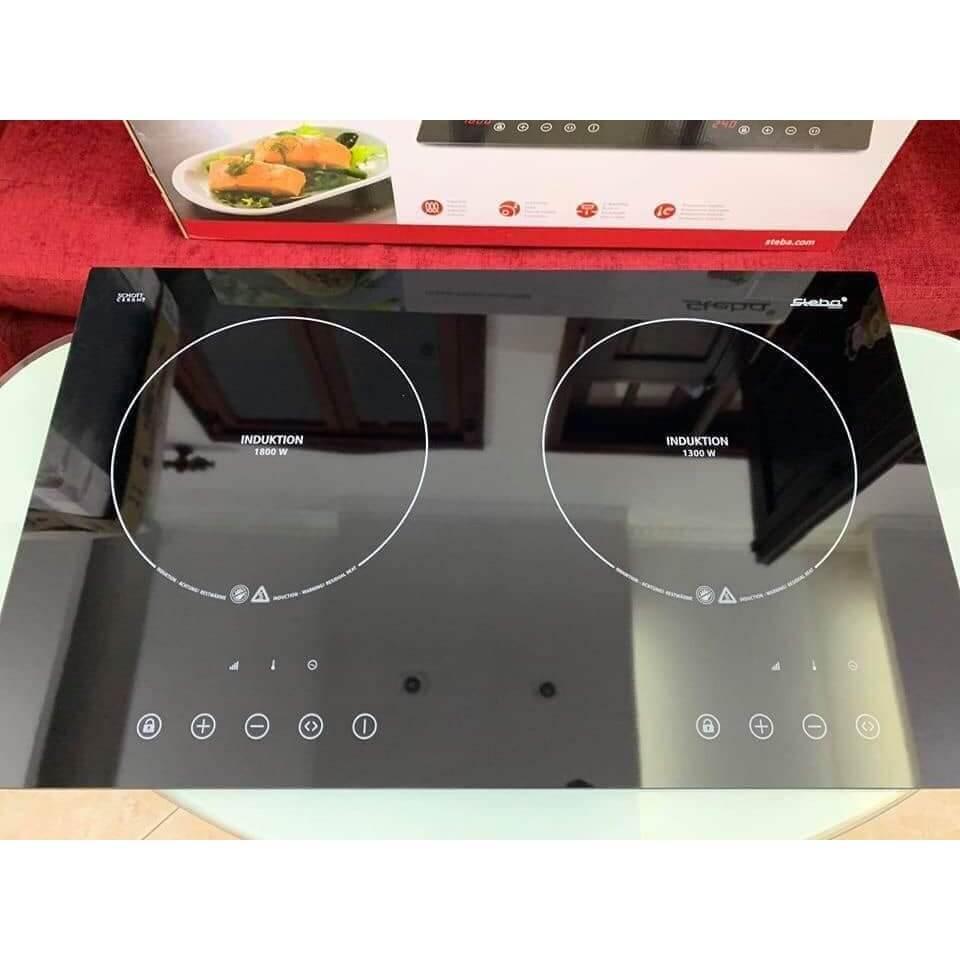 Bếp Từ Đôi STEBA IK300, Bếp Từ Dương, Tự Nhận Nồi, Khóa An Toàn, 3100W, Tiết Kiệm Điện, Nhập Đức