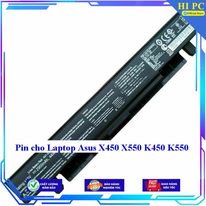 Pin cho Laptop Asus X450 X550 K450 K550 - Hàng Nhập Khẩu