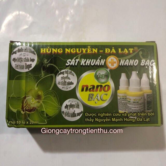 10 LỌ CHẾ PHẨM SÁT KHUẨN + NANO BẠC
