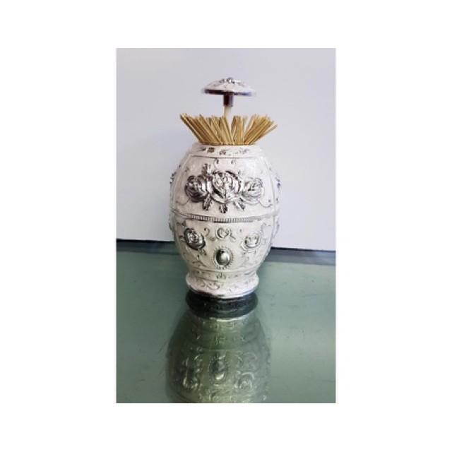 Ống đựng tăm hoàng gia bằng kim loại màu sắc sang trọng GDTH