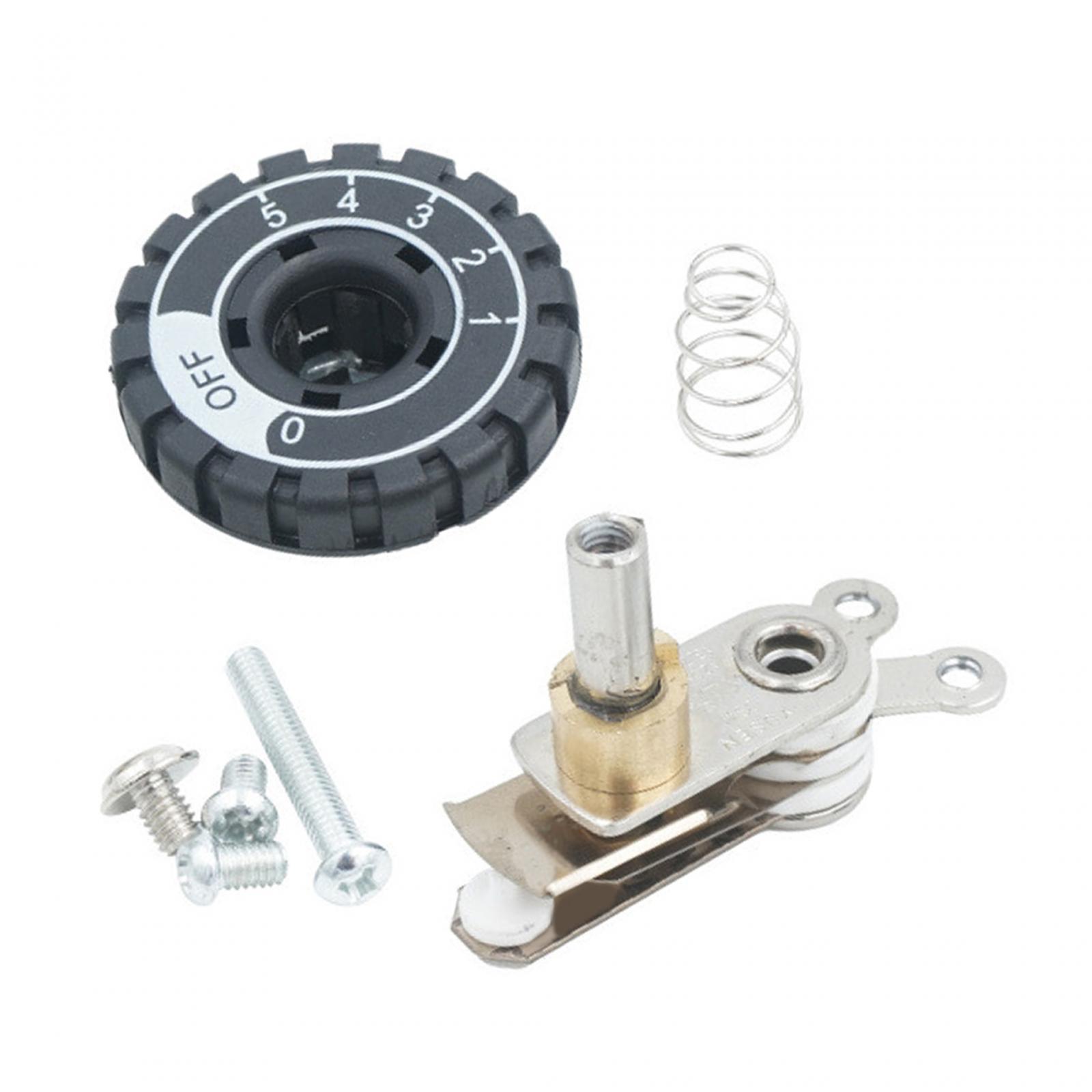 Steam Iron Thermostat Knob Switch Temperature Control Replacement Part for ES94A