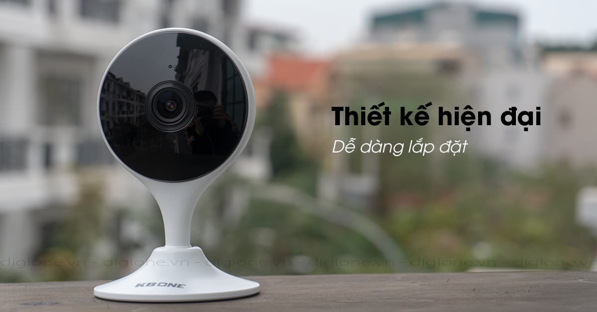 Camera IP wifi Kbone KN-H21W không dây đàm thoại hai chiều - Hàng chính hãng