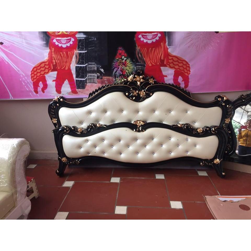 combo bộ giường tủ tân cổ điển 04