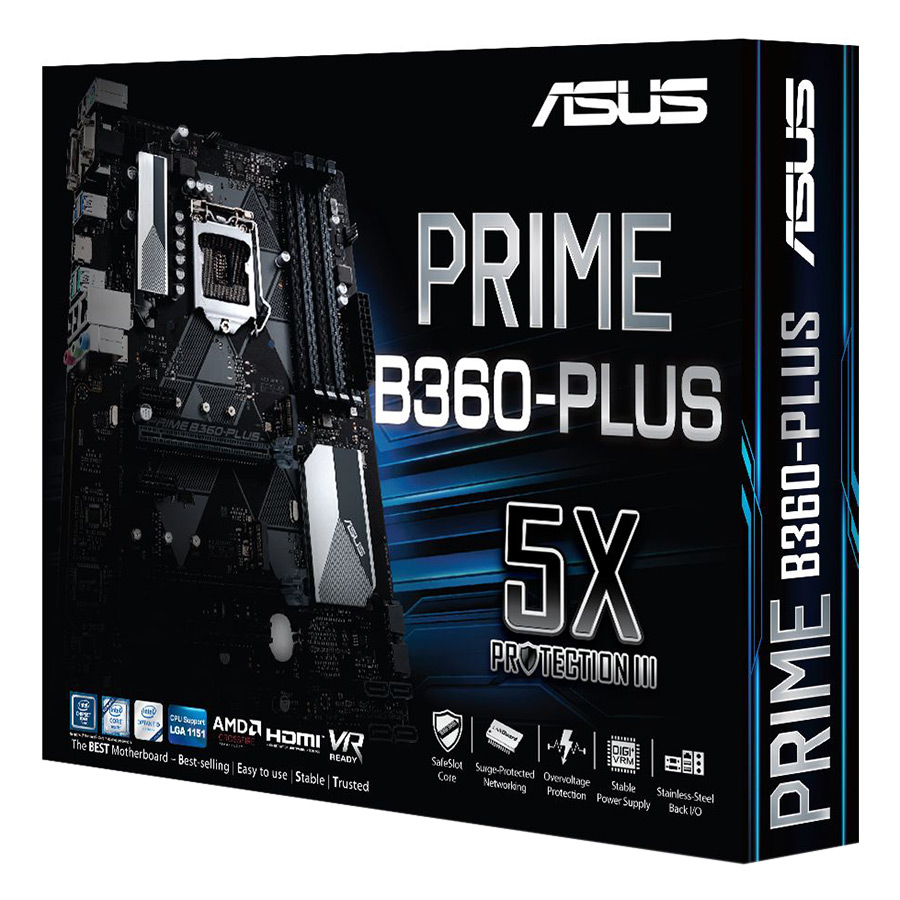 Bo mạch chủ - Mainboard Asus Prime B360-Plus