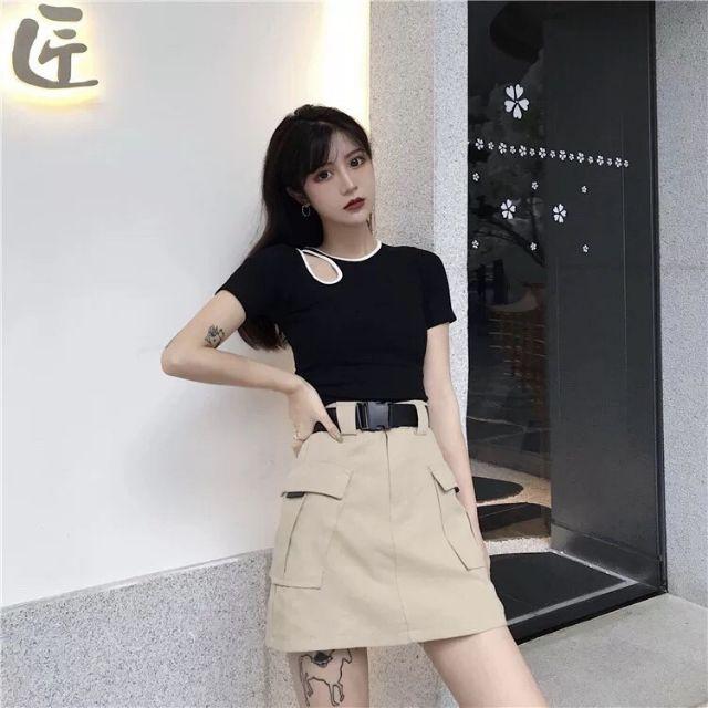 QUẦN GIẢ VÁY  GIẢM 3K (NHẬP MÃ SHOPA3N) KAKI TÚI HỘP NỮ (BOX SKIRT)