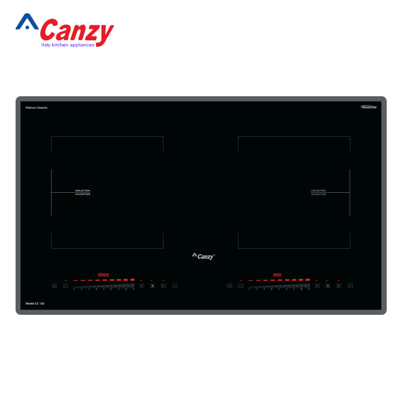 Bếp từ đôi cảm ứng Canzy CZ-52I - Hàng chính hãng