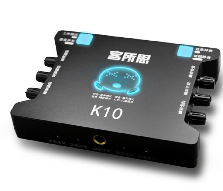 Bộ thu âm live stream Soundcard K10 và BM 900 hàng nhập khẩu