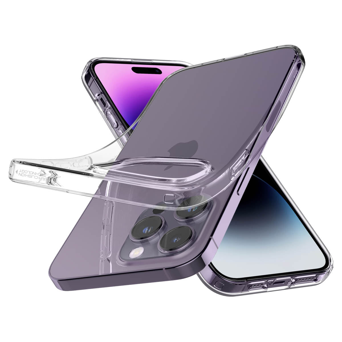 Ốp Lưng dành cho iPhone 14 Pro Max Spigen Liquid Crystal Case - Hàng Chính Hãng