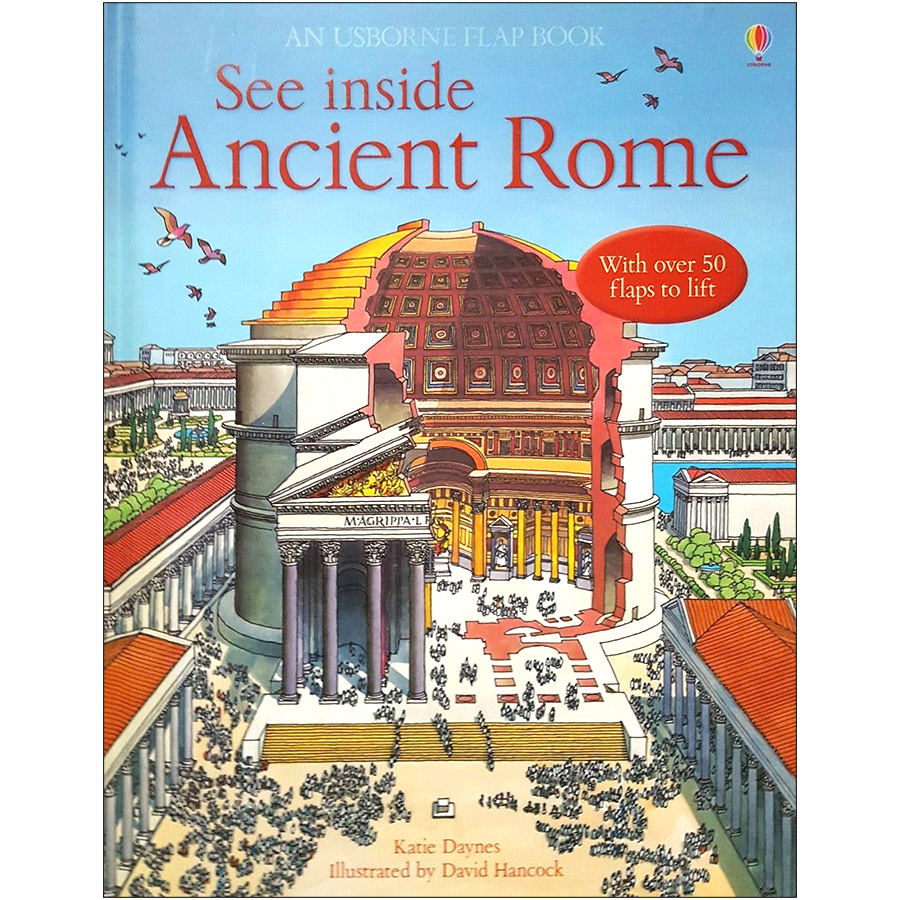 Sách tương tác tiếng Anh - Usborne See Inside Ancient Rome